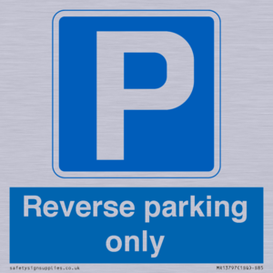 Reverse parking only